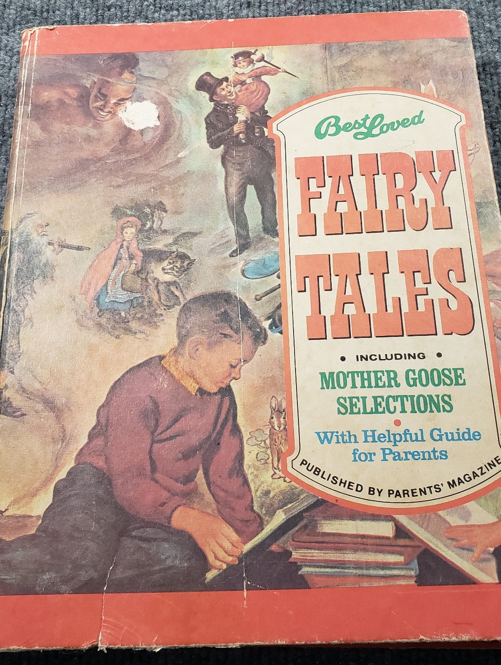Vintage 1974 BEST LOVED FAIRY TALES HARDCOVER BOOK Parents Magazine BK4
